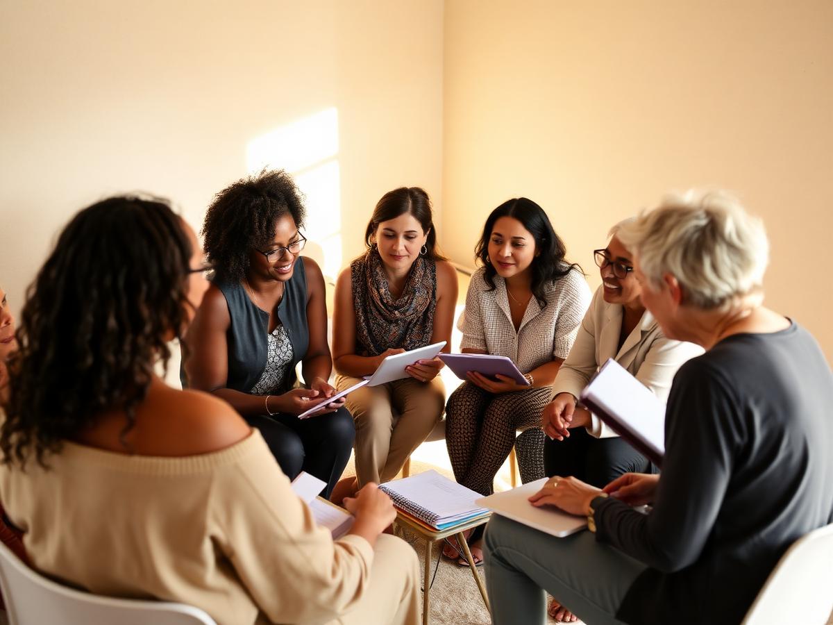Women in a WISE training session